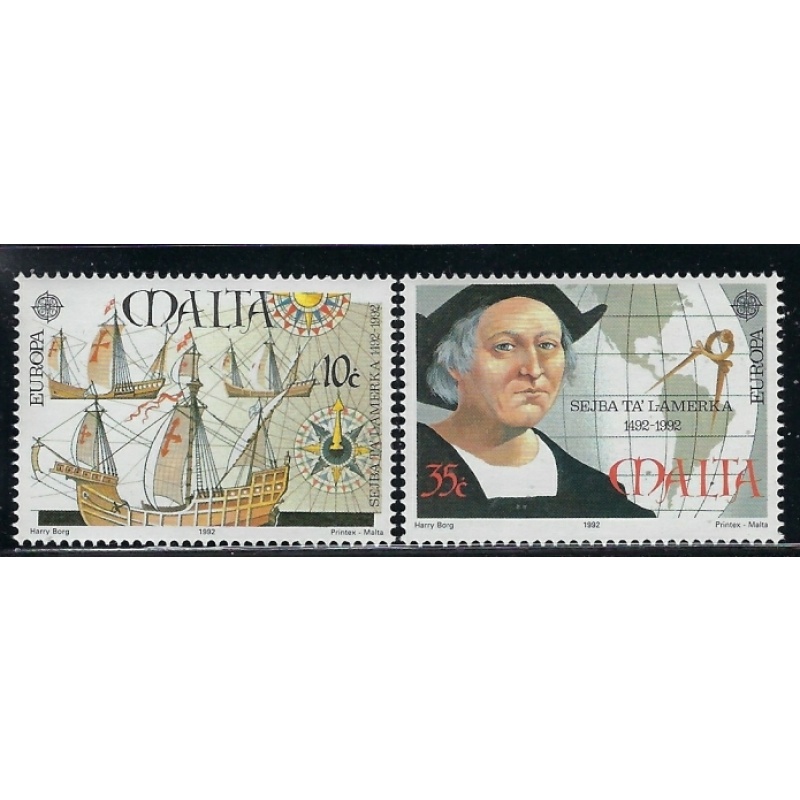 Malta 797-98 MNH 1992 set (an2313)