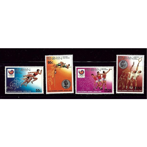 Penrhyn Is 359-62 MNH 1988 Olympics