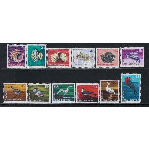 Cocos Is 8-19 MNH 1969 set (ha1093)