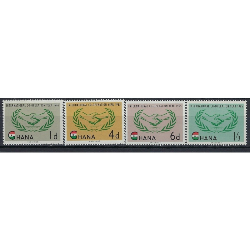 Ghana 200-03 MNH 1965 Intl Cooperation Year (an8149)