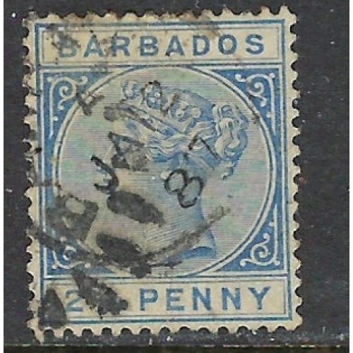 Barbados 82 Used 1882 issue (ap8357)