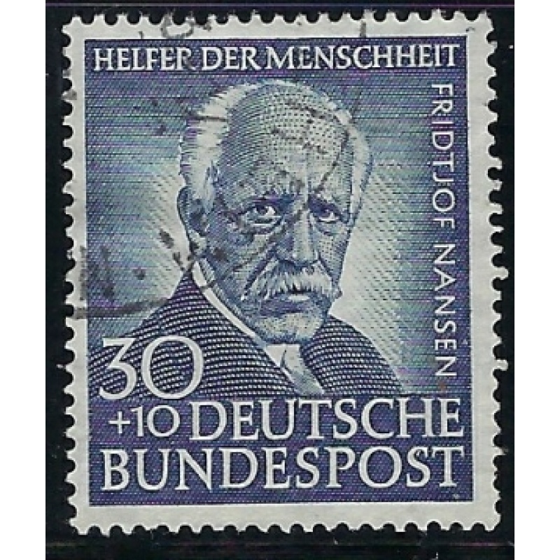 Germany B337 Used 1953 issue; light crease (fe9808)