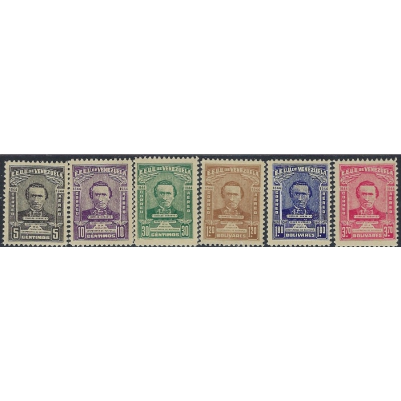 Venezuela C199-200; C202-05 MNH 1944 Part Set (ak5562)