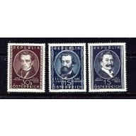 Austria 560-62 MH 1949 Portraits  #1
