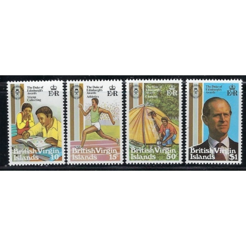 British Virgin Is 409-12 MNH 1981 Duke's Awards (fe5080)