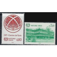 U.N. off in Geneva 129-30 MNH 1985 set (ak4965)