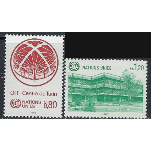 U.N. off in Geneva 129-30 MNH 1985 set (ak4965)