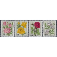 Germany Berlin 9NB193-96 MNH 1982 Flowers (ak6383)