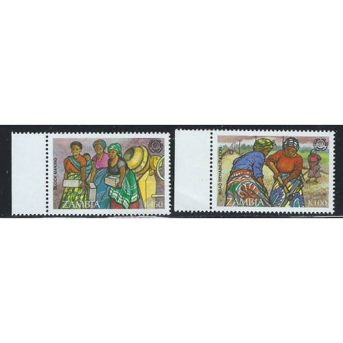 Zambia 643-44 MNH 1995 set (an5752)