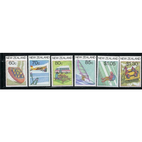 New Zealand 861-66 MNH 1987 Tourism (fe4237)