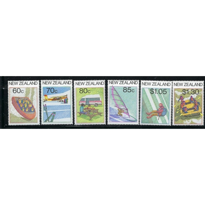 New Zealand 861-66 MNH 1987 Tourism (fe4237)