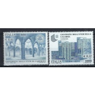 Italy 2380-81 MNH 2000 Schools (an9581)