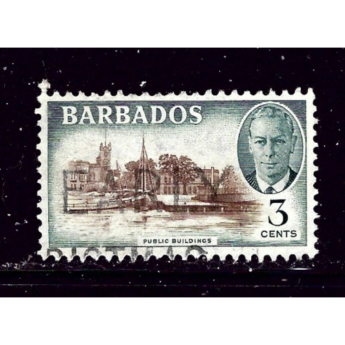 Barbados 218 Used 1950 Public Buildings    #2