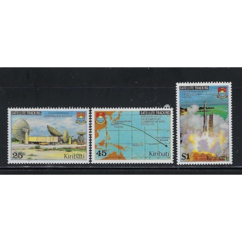 Kiribati 349-51 MNH 1980 Satellite Tracking (fe1185)