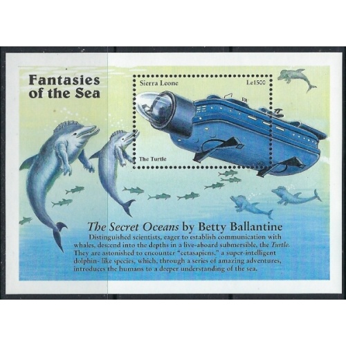 Sierra Leone 1938 MNH 1996 The Secret Oceans (ak3110)