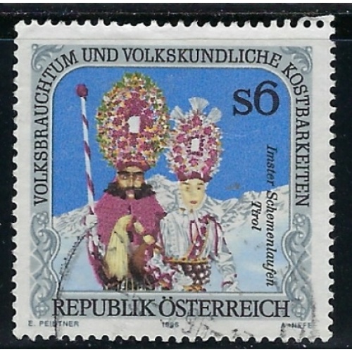 Austria 1694 Used 1996 Folklore (fe5756)