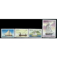 Nevis 114-17 MNH 1980 Boats (fe9809)