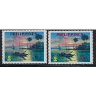 Philippines 817-18 MNH 1960 World Refugee Year (an1128)