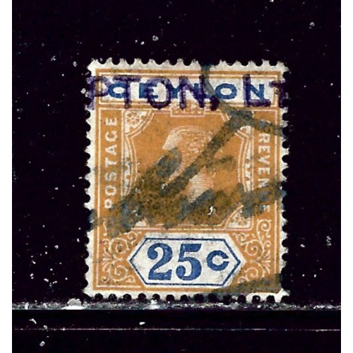 Ceylon 207 Used 1912 issue