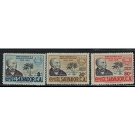 Salvador 586; C69-70 MH 1940 set (an4439)
