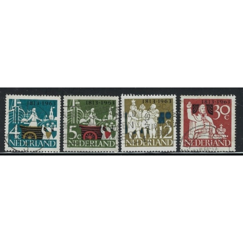 Netherlands 418-21 Used 1963 set (fe6662)