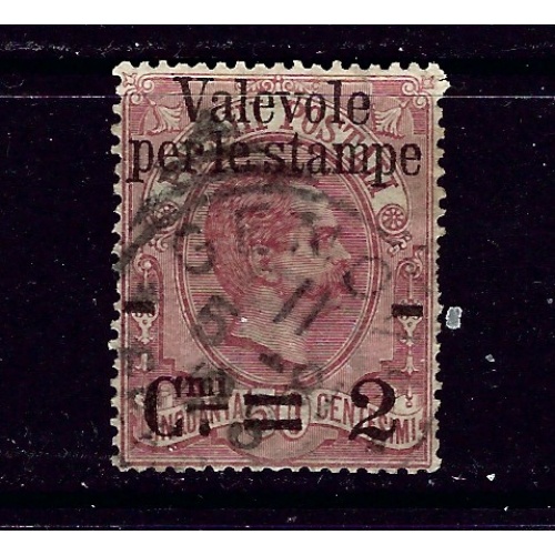 Italy 60 Used 1890 overprinted issue