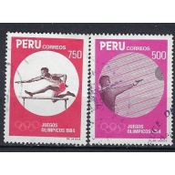 Peru 821-22 Used 1984 set (ak1398)