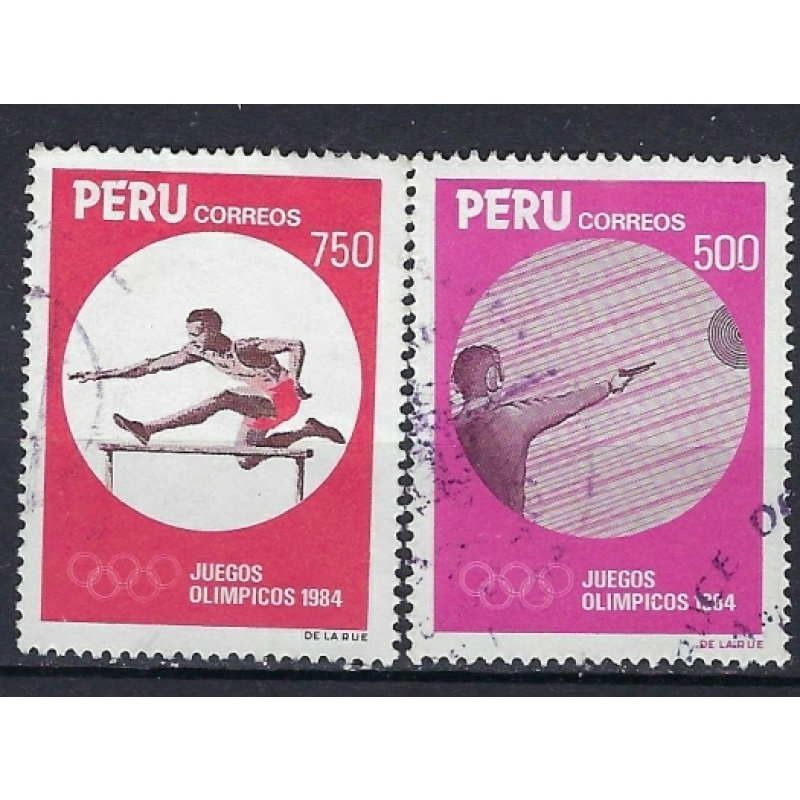 Peru 821-22 Used 1984 set (ak1398)