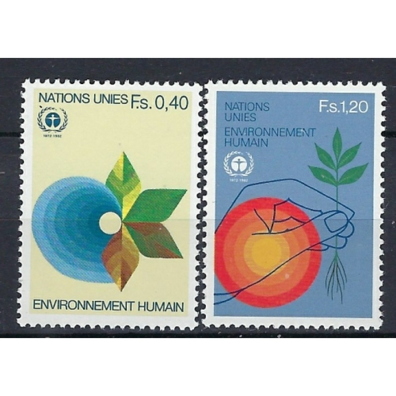 United Nations Geneva 107-08 MNH 1982 set (an7587)