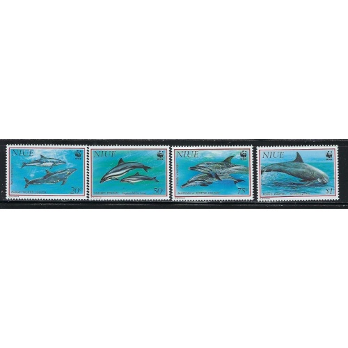 Niue 651-54 MNH 1993 Dolphins (an5039)