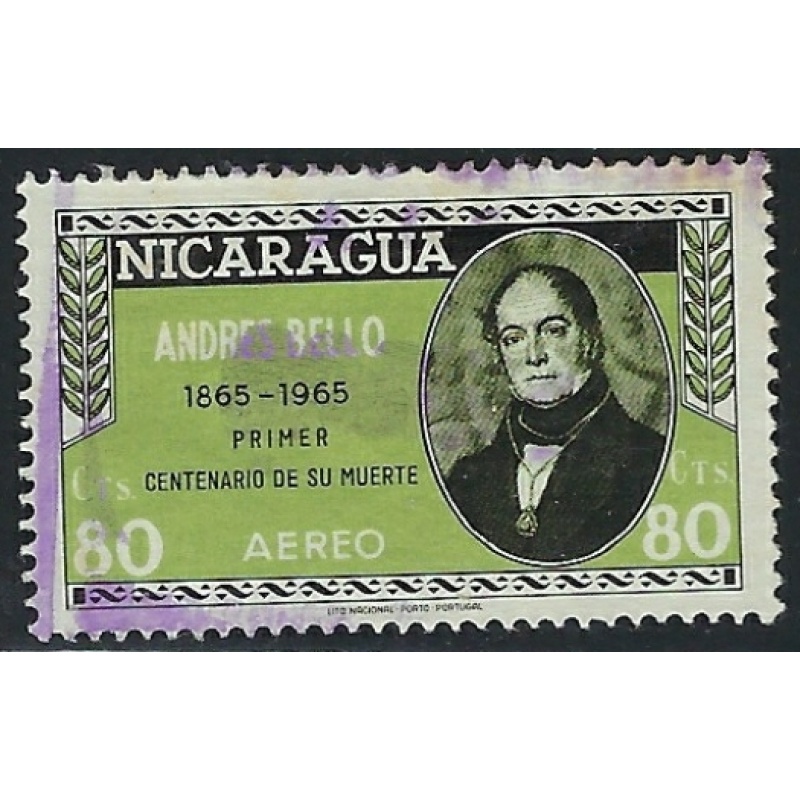 Nicaragua C581 Used 1965 issue (an9773)