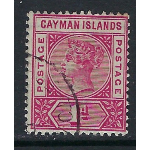 Cayman Is 2 Used 1900 issue (ak3637)