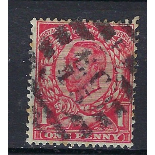 Great Britain 158B Used 1912 issue; penciled numbers on back (ak2064)