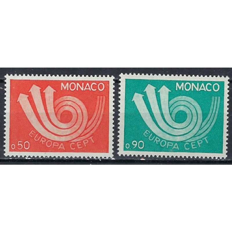 Monaco 866-67 MH 1973 Europa (ak2996)