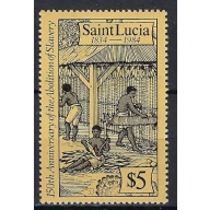 St Lucia 709 MH 1984 issue (mm1149)