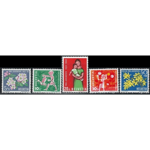 Switzerland B318-22 MNH 1962 set (an4261)