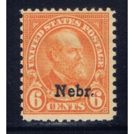 U.S. 675 NH 1929 "NEBR" overprint 