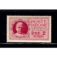 Vatican E1 MH 1929 Special Delivery