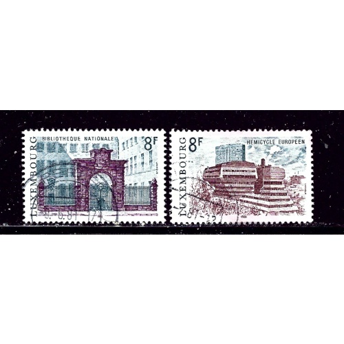 Luxemburg 655-56 Used 1981 set