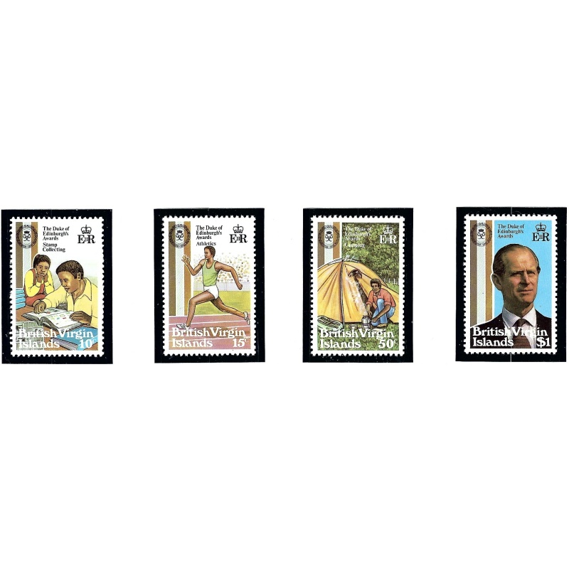 British Virgin Is 409-12 MNH 1981 Duke's Awards    (ap1945)