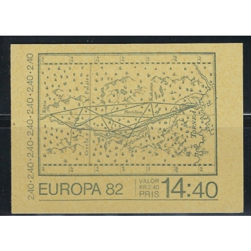 Sweden 1402a Bklt MNH 1982 (an8845)