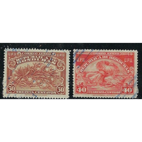 Honduras C137-38 Used 1943 issues (ak1729)