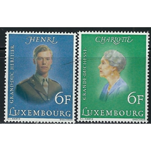 Luxemburg 579-80 MNH 1976 set (an4214)