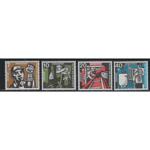 Germany B356-59 MNH 1957 Mining (an5181)