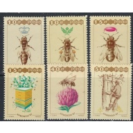 Poland 2813-18 MNH 1987 Bees (ak5729)