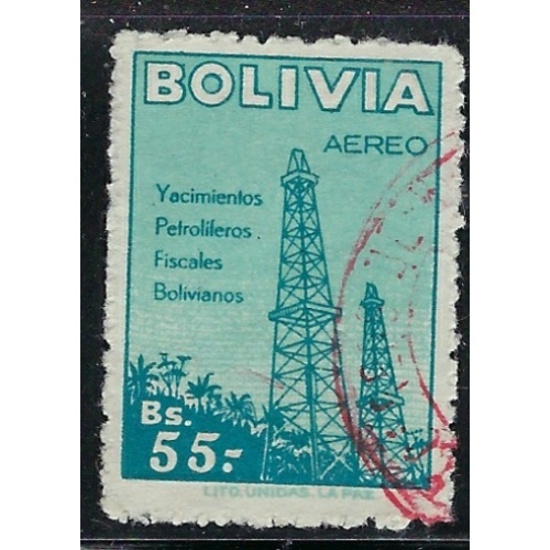 Bolivia C182 Used 1955 issue (an9741)