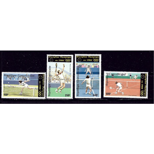 Central Africa C326-29 MNH 1986 Olympics