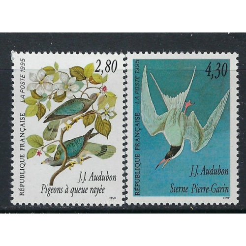 France 2463-64 MNH 1995 Birds (ak3709)