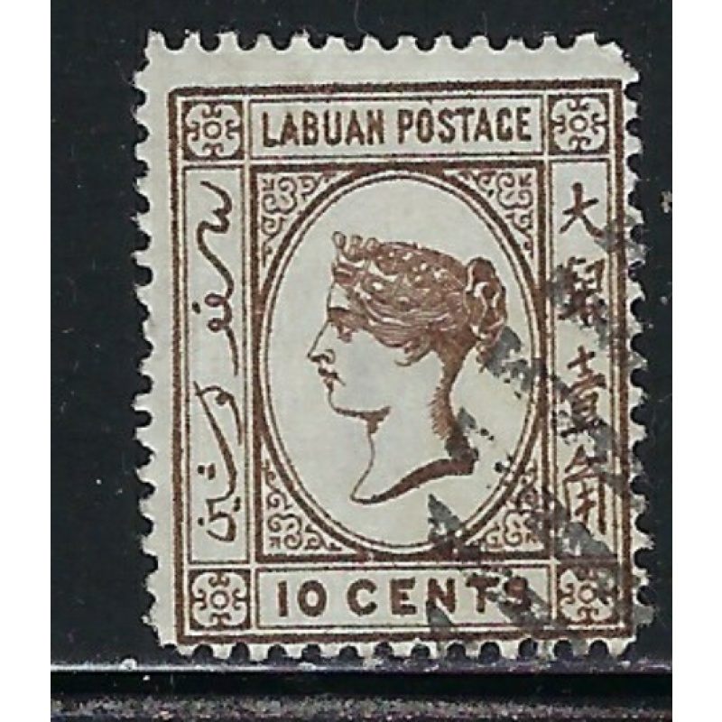 Labuan 20 CTO 1883 issue (an5299)