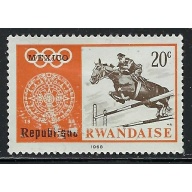 Rwanda 266 MH 1968 Olympics (ap9248)